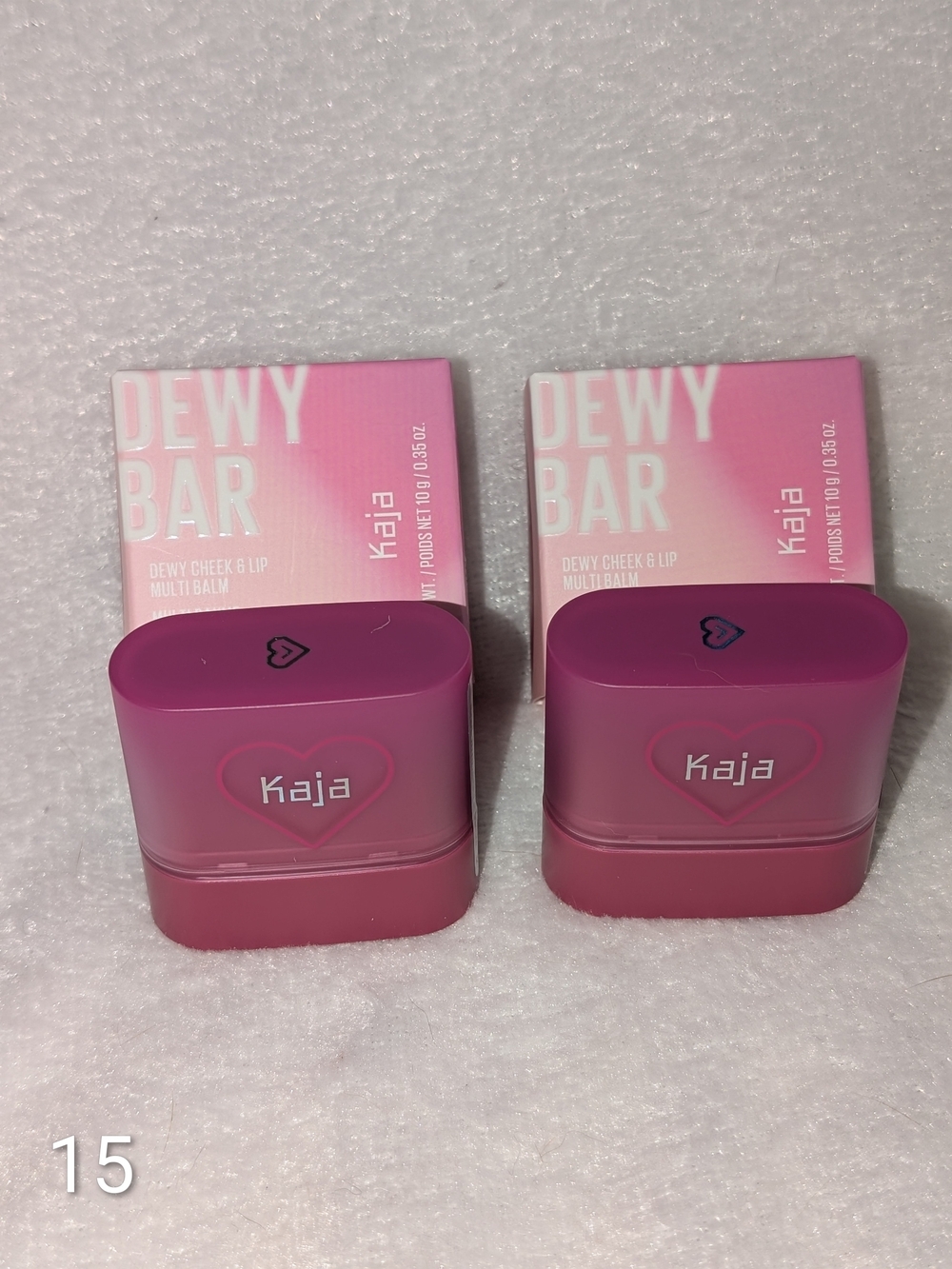 Kaja Dewy Bar Dewy Cheek & Lip Multi Use Berry Sparkler X2